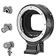 NEEWER EF auf EOS R Mount Adapter, Autofokus Konverter Ring Kompatibel mit Canon EF/EF-S Objektiv auf EOS R Ra RP R6 Mark II R6 R5 R3 R7 R10 R8 R50, Max Load: 4,4lb/2kg, NW-EF-EOSR