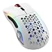 Produktbild GLORIOUS Gaming Model D- (Minus) Wireless Gaming Mouse  Superleichte 67 g, Wabendesign, RGB-Beleuchtung, ergonomisch, verzögerungsfreier 2,4-GHz-Funk, bis zu 71 Stunden Akku  Mattweiß