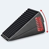 AIMAXINKE Strongest Adjustable Spring Loaded Large Door Stopper - Heavy Duty Tall Door Stop Wedge Door Stoppers for Bottom of Doors,Tall up to 3 in Doorstop Stainless steels Made Suits Any Heavy Gate