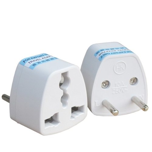 Multi Plug US/AU/UK to 2-pin EU Travel Plug Power Adapter Converter Cover