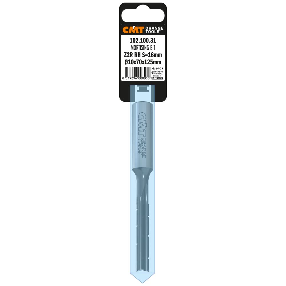 CMT Orange Tools 102.100.31 - Broca cortes rectos con rompevirutas kss d 10 z2 s 16x50 dx