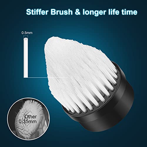 Granvell Electric Spin Scrubber, Bathtub Scrubber With 7 Brush Heads, Portable Household Tools & Cordless Cleaning Machine, Bath Tub Scrubber With Long Handle For Bathroom Floor Tile(White) #TOP6