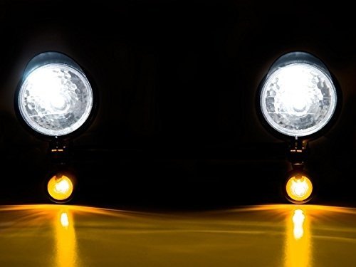 HONGK- Euro Led Flush Mount Turn Signal Compatible with 2004 2005 Cbr 1000 Rr Cbr1000Rr Smoke [B01BW4OWVU]