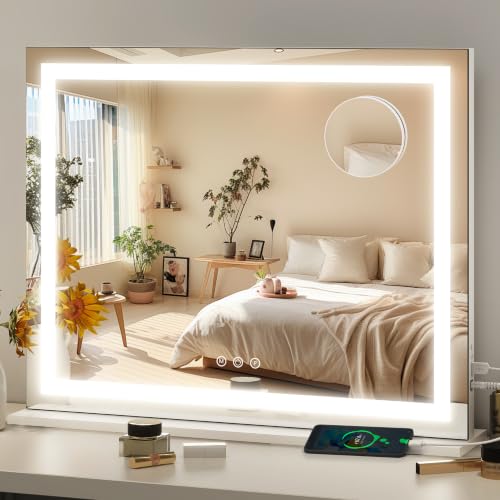 FENNIO Vanity Mirror with Lights and Adjustable Brightness