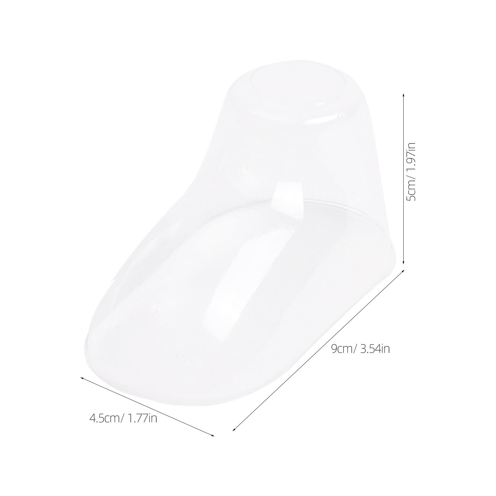 100 Stück Transparente Babyfüße aus Kunststoff Stabile Socken Schuhhalter Große Schuhform für Babysocken und Strickschuhe Langlebige und Praktische Displayständer