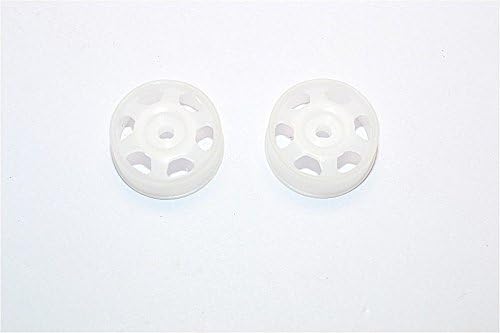 GPM XMods Generation-1 & Evolution Touring Upgrade Parts Delrin Front Bold Rims (6 Poles) For XM, XME - 1Pr White