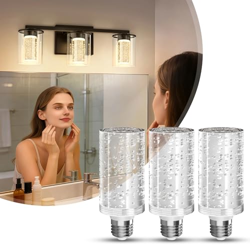 Briignite LED Light Bulbs 3000K Dimmable Decorative Bubble Light Bulb