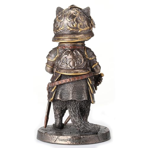 Figura Decorativa Sir Laveur Mapache 13 cm Bronce miniatura 2