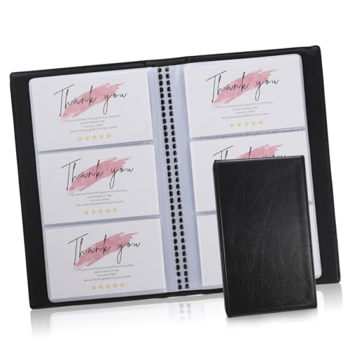 OUNONA 大容量名刺ホルダー 収納ポケット付き ビジネスカード収納ケース 名刺保護 折れ防止 クレジットカード対応 男女兼用オーガナイザー