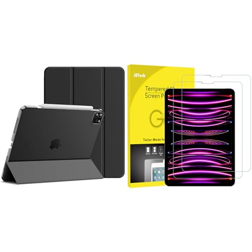 Coque iPad Pro 11 Pouces 2022 et protection écran, housse rabat magnétique JETech