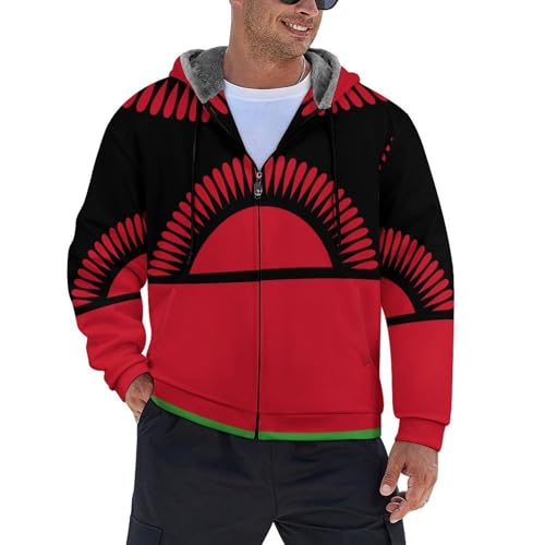Manteau homme grandes tailles en polaire chaude pour corriger le manque de confort en hiver