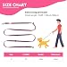 Wisedog 3m Rosa doppelendige gummierte Hundeleine Leichtgewichtige Hands Free Leine für Hund rutschfeste Hands Free Hundeleine Fit für Spaziergänge Laufen Camping