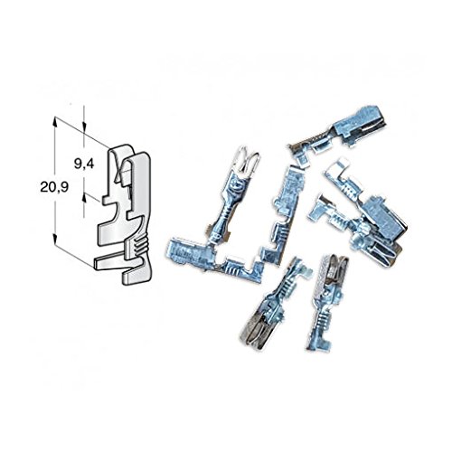 OC-PRO - OC-PRO Cosses non-isolées pour porte-fusibles et boîtiers, Terminal vis, Métal, Gris, 0.4 mm, 1.0 - 2.5 mm², 25 cosses