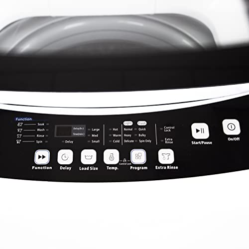 Avanti Stw30D0W Portable Washing Machine 3.0 Cu. Ft. Capacity, Top Loading With Hot And Cold Water Inlets, 6 Cycles, Compact For Apartments Dorms And Rvs, White #TOP5