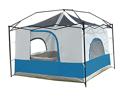Carpas Familiares para Acampar, 3-4 Personas en la Sala de la Pantalla de la Sala del jardín del Patio del Patio del Dosel, liviano y Resistente, para Viajes de montañismo al Aire Libre y de