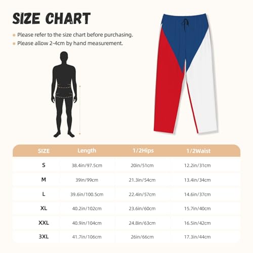 Vêtement de nuit imprimé république tchèque pantalon pyjama femmes ample - 5
