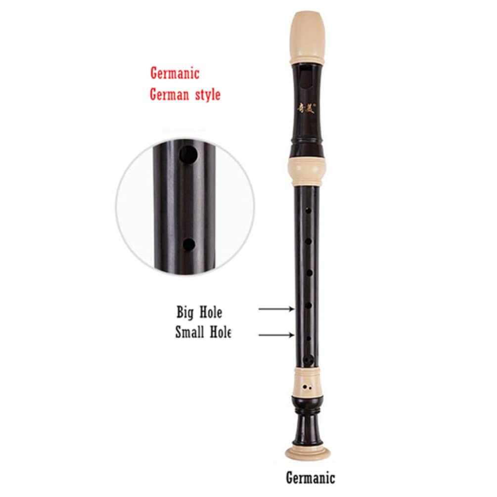 TsoLay Flauta para Principiantes Flauta ABS, Flauta Dulce, Clarinete de 8 Agujeros germánico y Barroco, Llave F, Flauta Vertical, Instrumentos Musicales, Flauta para Principiantes Instrumento Musical