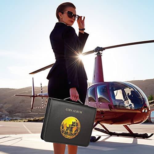 Álbum para Monedas con 200 Bolsillos y 30 para Billetes miniatura 6