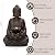 Glitzhome Buddha Fountain with Pump & LED Light, 2 Tier Zen Style Meditating Buddha Water Fountain Outdoor Fountains and Waterfalls Outdoor Floor Fountain Buddha Statues for Garden Patio Backyard 23"H
