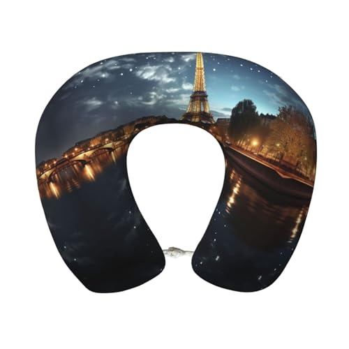 Almohada cuello en U espuma viscoelástica 25 cm x 30 cm miniatura 1