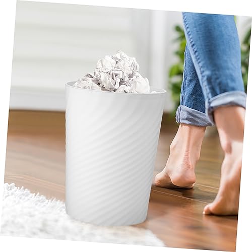 Caneca Rectangular de Plástico para Cocina 12L Blanca miniatura 4