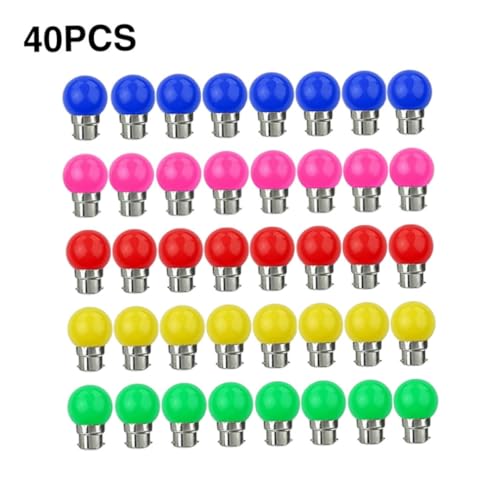 Atmosphère bulbe 40pcs au format mini LED multicolore basse consommation 3W - 2