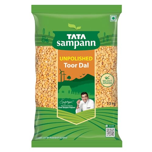 Image of Tata Sampann Unpolished Toor Dal, 1.5 kg