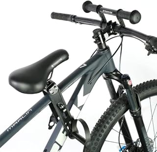 Thinvik Kid Bike Seat and Handlebar for Mountain Bike Parent-Child Cycling, Front Mounted Bicycle Seat&Child Handlebar Compatible with All Adult MTB Bike Cycling(Handlebar+Seat)