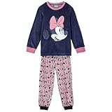CERDÁ Life'S Little Moments | Pijama Largo Single Jersey Minnie Diseño Exclusivo, Cómodo y Suave - Pijama Minnie Mouse Conjunto de Dormir Ideal para Fanáticos