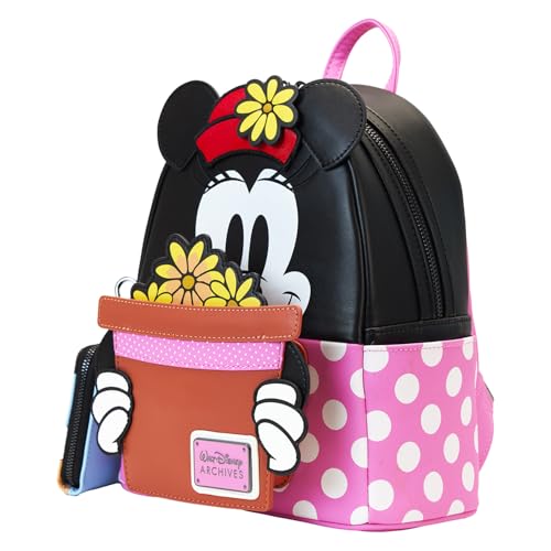 Image of Loungefly Disney Archives: 'Walt Disney's Wonderful World of Gardening' Earth Day Mini-Backpack, Amazon Exclusive