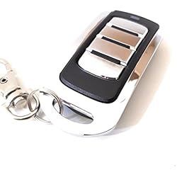 Mando de garaje a distancia original VDS TX4 con look metálico compatible con automatismos VDS, motor corredera VDS Simply, motor corredera VDS Geko, VDS AG FUTURE, centrales VDS Euro