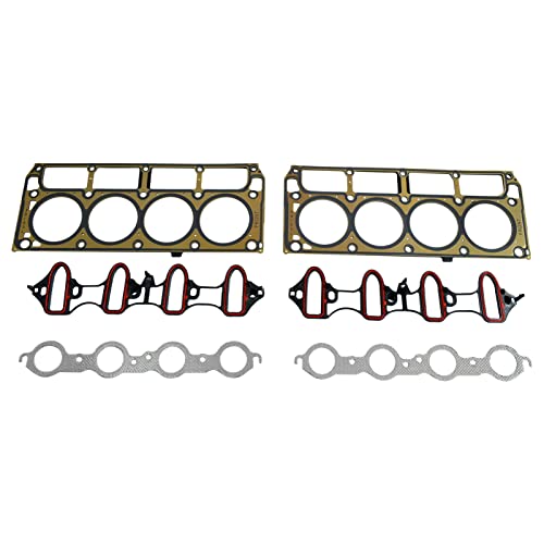 image for SUSUCAR Full Cylinder 5.3 Head Gasket Set with Bolts ES72220 Intake Ex