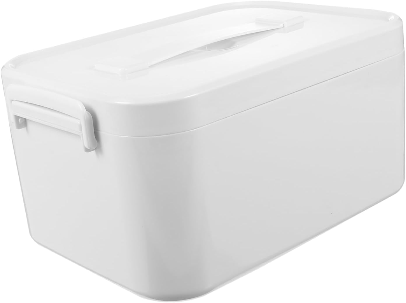 1Pc Large Capacity Medicine Storage Case Durable First Aid Kit for Home Outdoor Use Portable Medicine Container with Corner Design for Organizing Medical Supplies