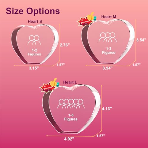 3D Crystal Photo, Gifts for Mom Wife Women with Gift Box and Wood Base - Image 5
