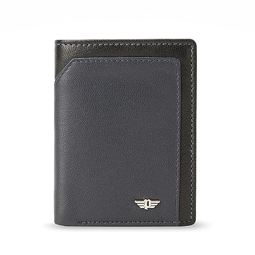 Image of Police Bosco Wings LITE Trifold Wallet-Navy /Black