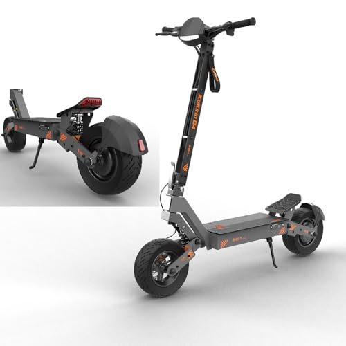 KuKirin G4 Elektroroller für Erwachsene – Leistungsstarker E-Scooter für Pendler & Alltag, bis zu 75 km Reichweite, 11' Luftreifen, Starke Federung, klappbar, IP54