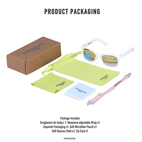 PIKACOOL Occhiali da sole per bambini da 0 a 24