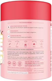 Mypro Sport Nutrition Pomegranate Extract with Apple Cider Vinegar & Vitamin B6& B12 Gummies Nutraceutical for Men and Women- 30 Gummies