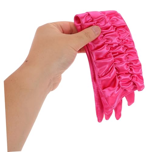 Didiseaon 1 Set Princess Gloves for Little Girls: Elegant Formal Princess Gloves - Jeweled Mittens with Glitter Rhinestones for Cosplay Holiday Events and Party Decorations4