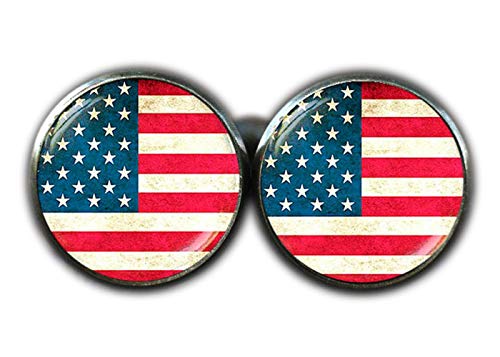 Amerikanische Flagge Manschettenknöpfe, Patriotische Manschettenknöpfe