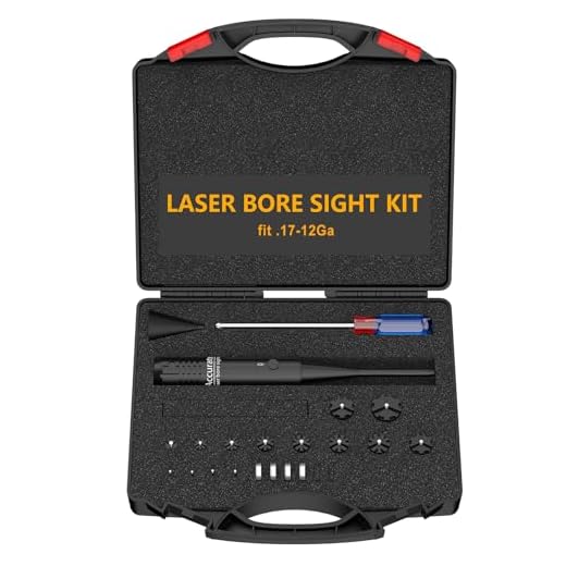Theopot Red Laser Boresighter with Button Bore Sight Kit Multiple Caliber for .177 to 12GA Caliber Red Dot BoreSighter with 3 Sets of Batteries