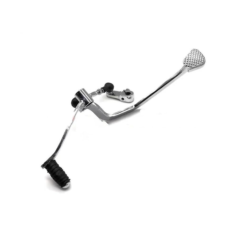 Moto Levier Changement Moto Changement Vitesse Pédale Levier Changement Vitesse Levier Avant Arrière Levier Noir Argent GN125 GS125 GSX125 EN125-2A 2F 3A HJ125K Levier Vitesses Shifter Pédale