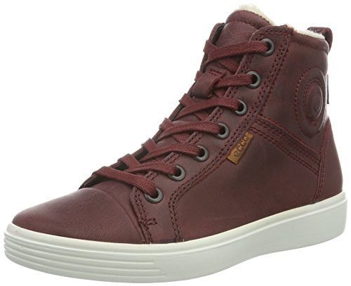 ECCO Femme S7 Teen soulager les pieds sensibles avec ces sneakers hautes en cuir