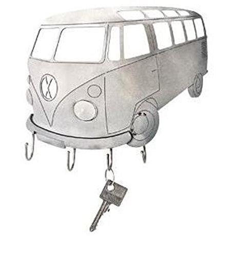 Hinz & Kunst Porte clé Mural - accroche clé modèle Combi Volkswagen en Acier