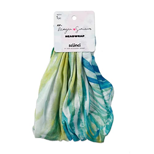 Bandeau tricot sans couture Scunci ultra extensible imprimé original Tie-Dye