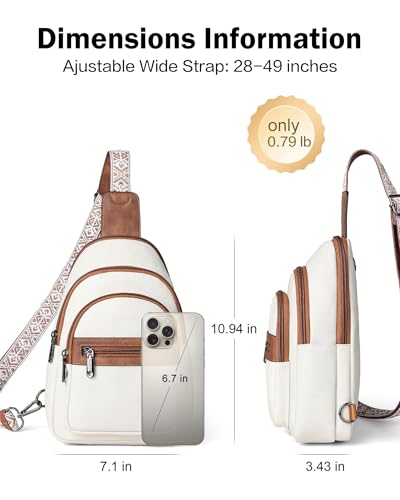 FADEON Vegan Leather Sling Bag