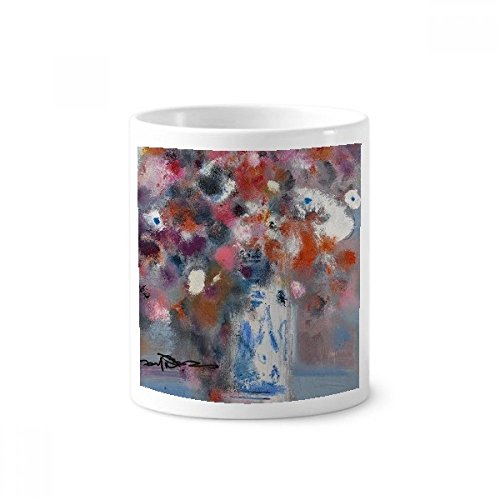 Porte-brosse à dents fleurs colorées en céramique pour décorer votre salle de bain