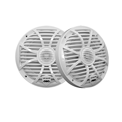 Wet Sounds Sw-65Ic-W Sw Series White 6.5" Coax Closed Grille (Pair) #TOP11