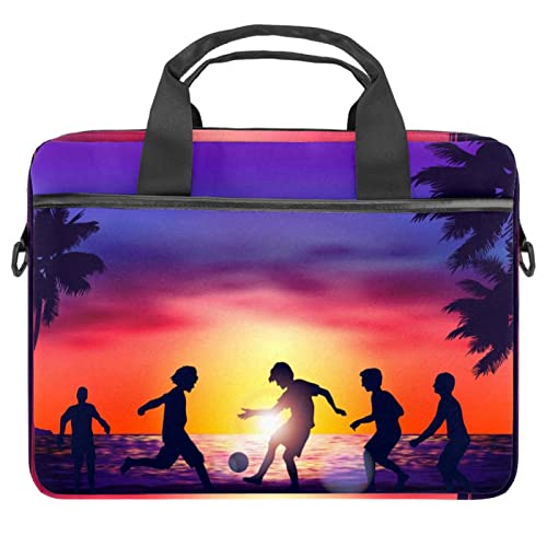 Sacoche ultra plate 28x36.8x3 cm motif Beach Football pour PC portable 13-14 pouces