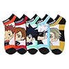 Bioworld Jujutsu Kaisen 5-Pack of Womens Ankle Socks